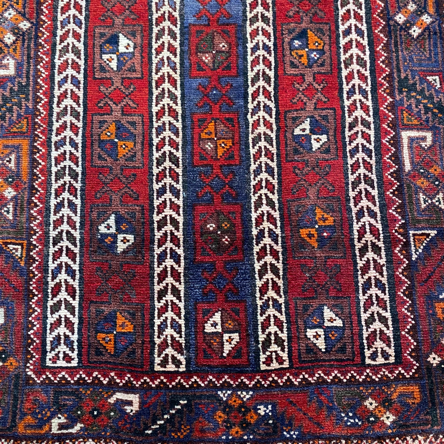 Vintage Rug, 2' 8 x 3' 5 Red