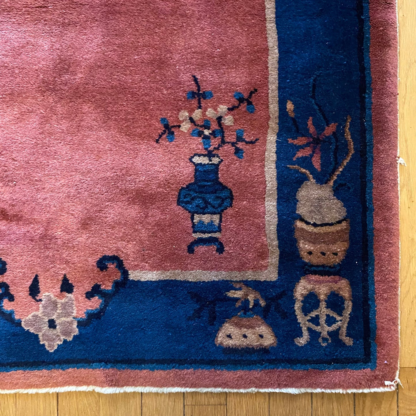 Chinese Rug, 3' 2 x 5' 9 Vintage Magenta