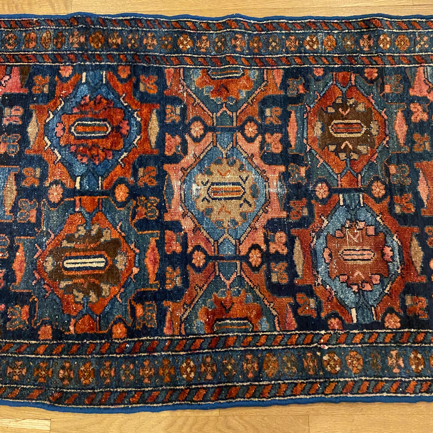 Persian Rug, 2' 9 x 5' Navy Vintage