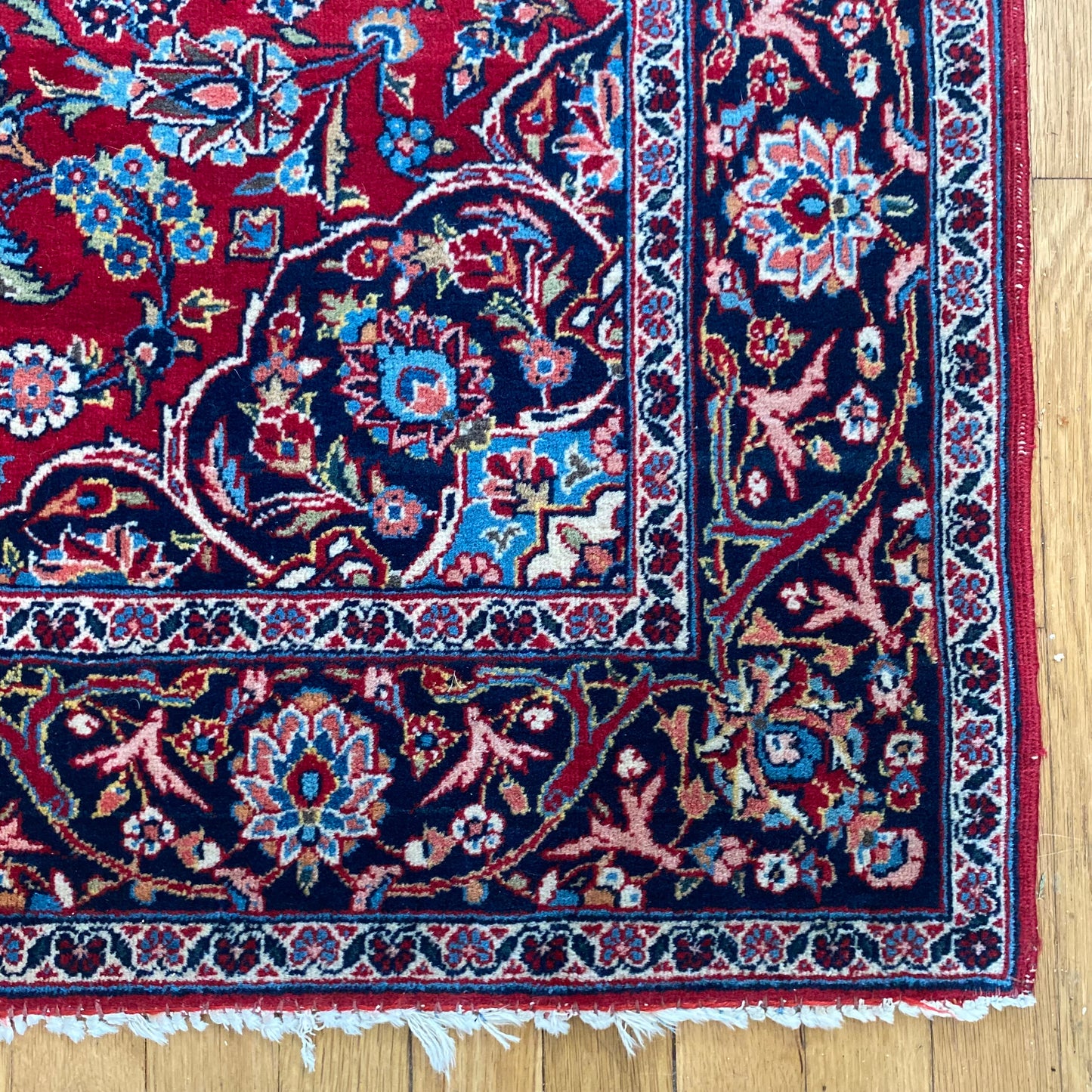 Vintage Rug, 3' 6 x 5' 2 Red