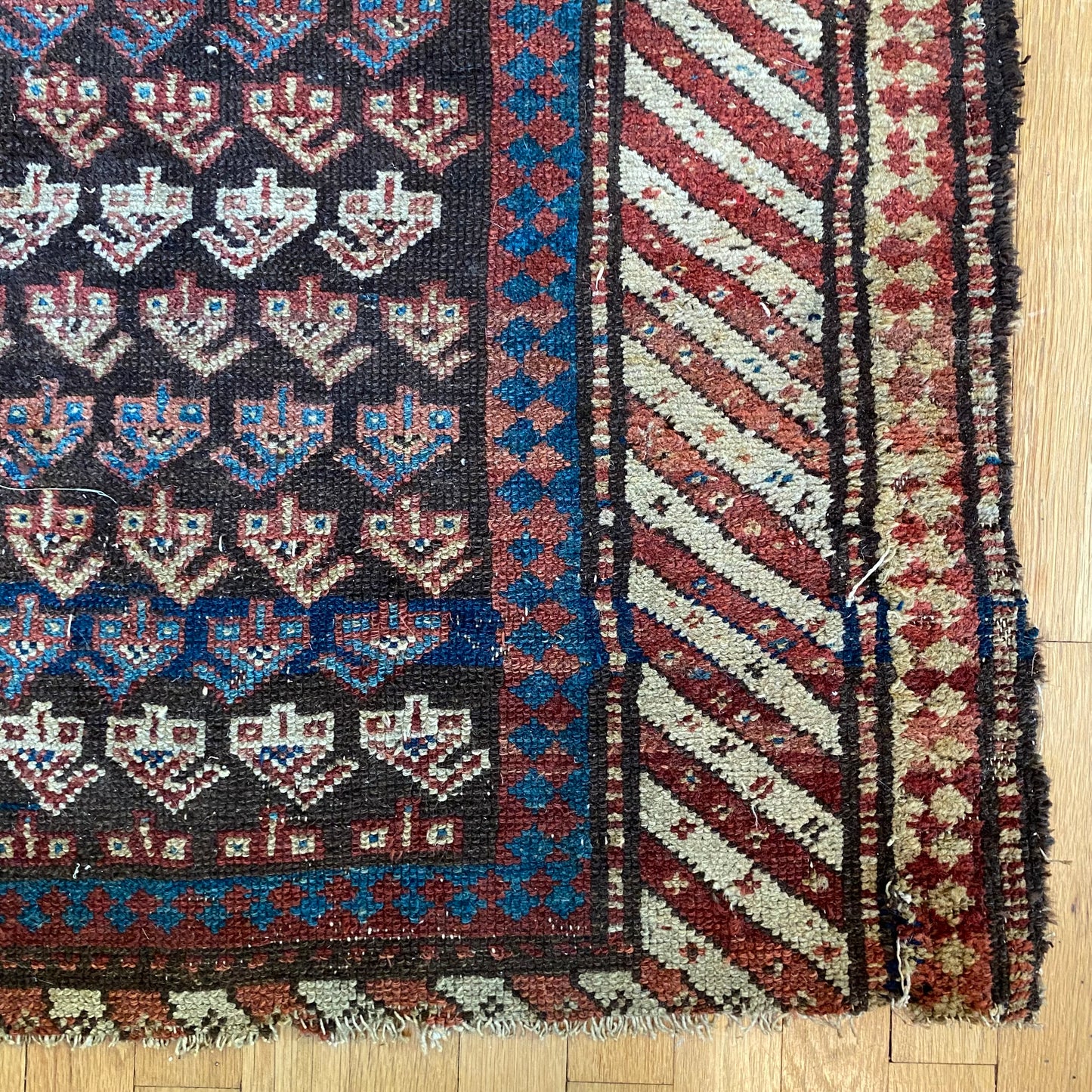 Vintage Rug, 3’ 2 X 6’ 11 Brown