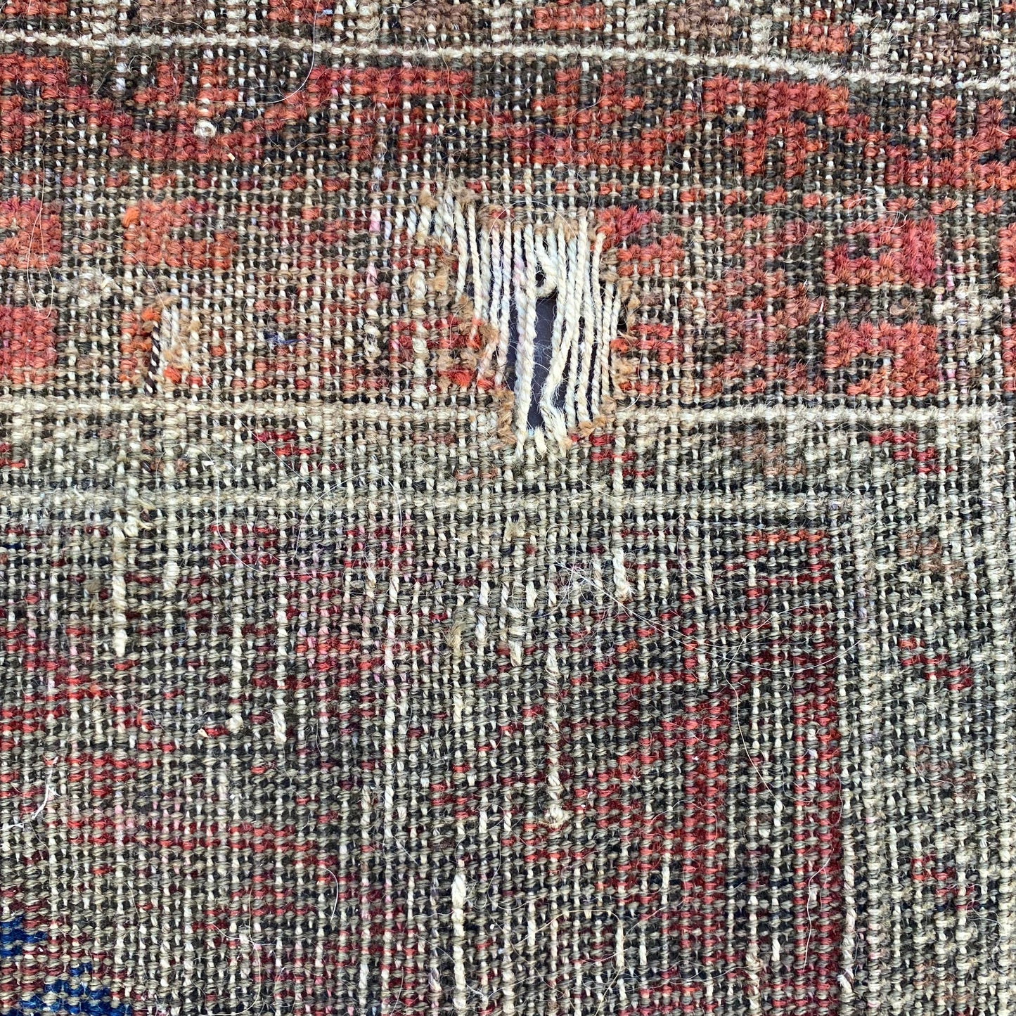 Antique Rug, 2' 7 x 4' 4 Brown