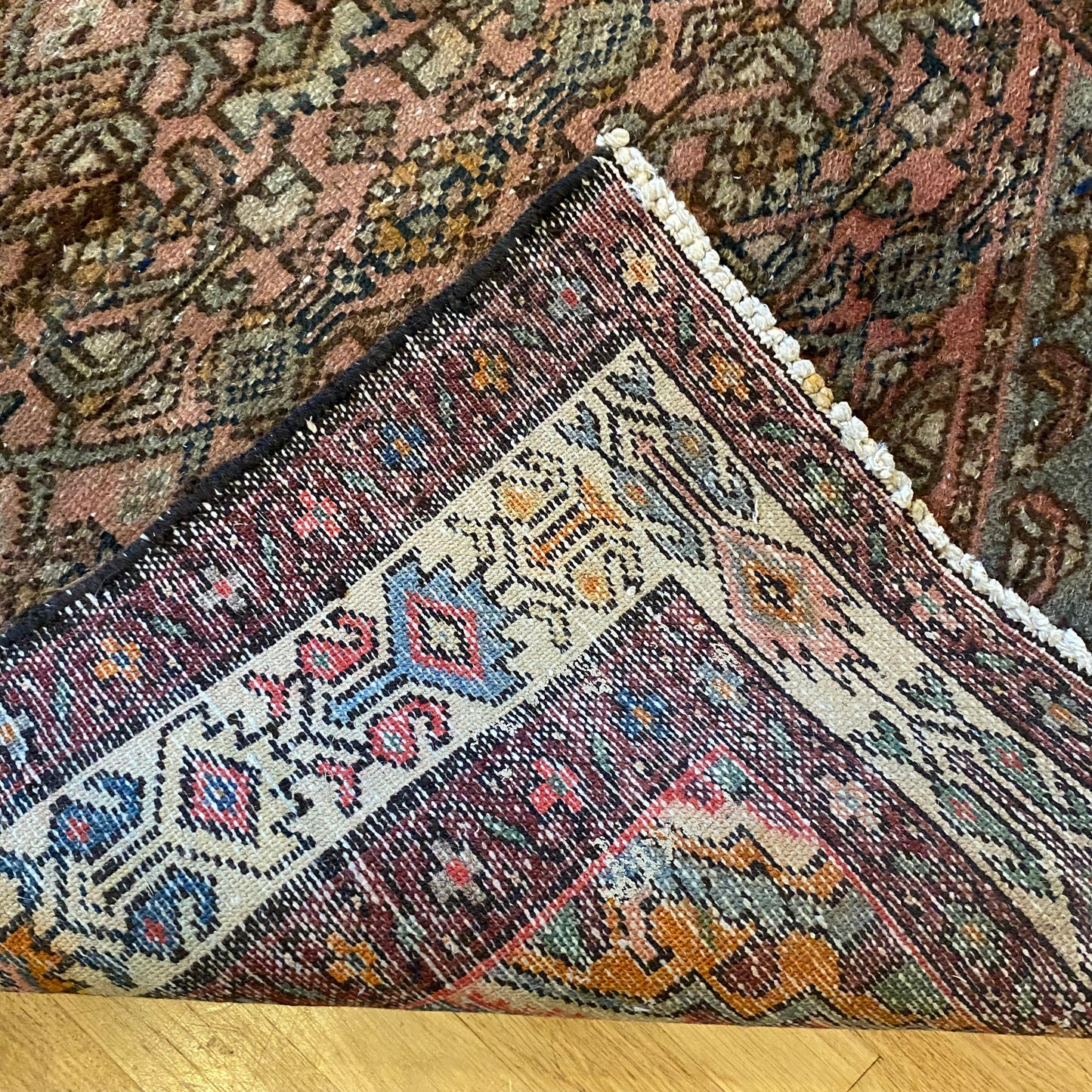 Vintage Rug, 3' 4 x 6' 5 Red