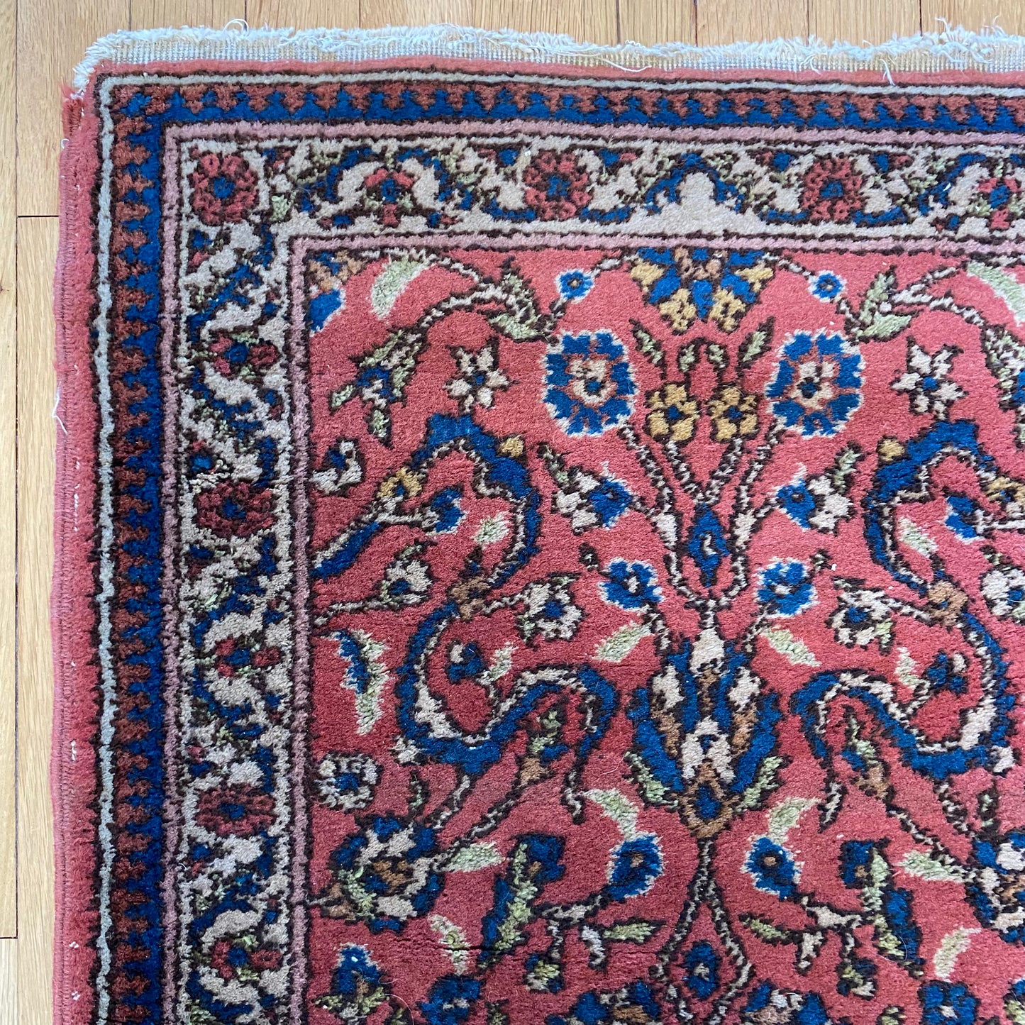 Vintage Rug, 2' 1 x 3' 7 Light Maroon
