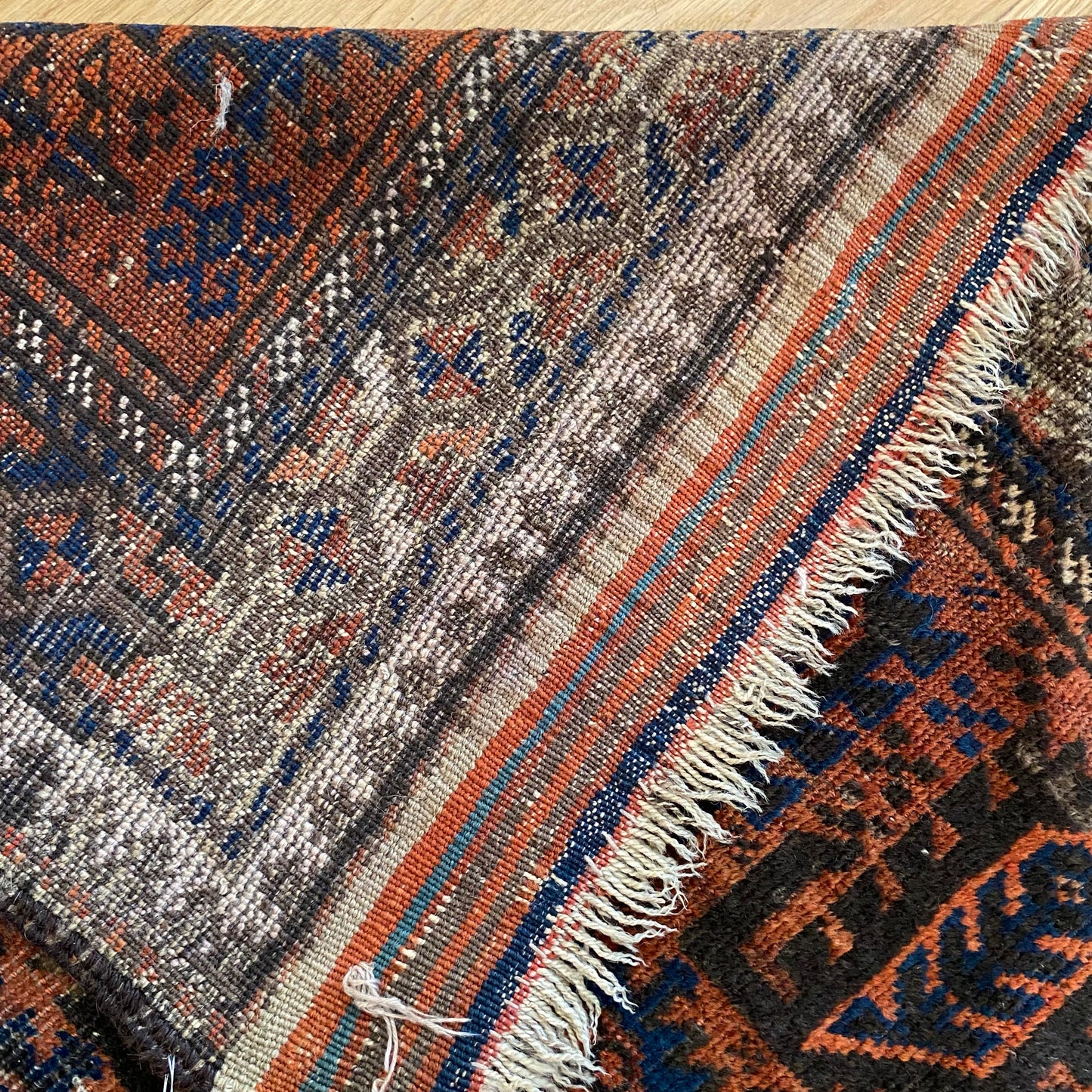 Antique Rug, 2' 10 x 5' 4 Brown