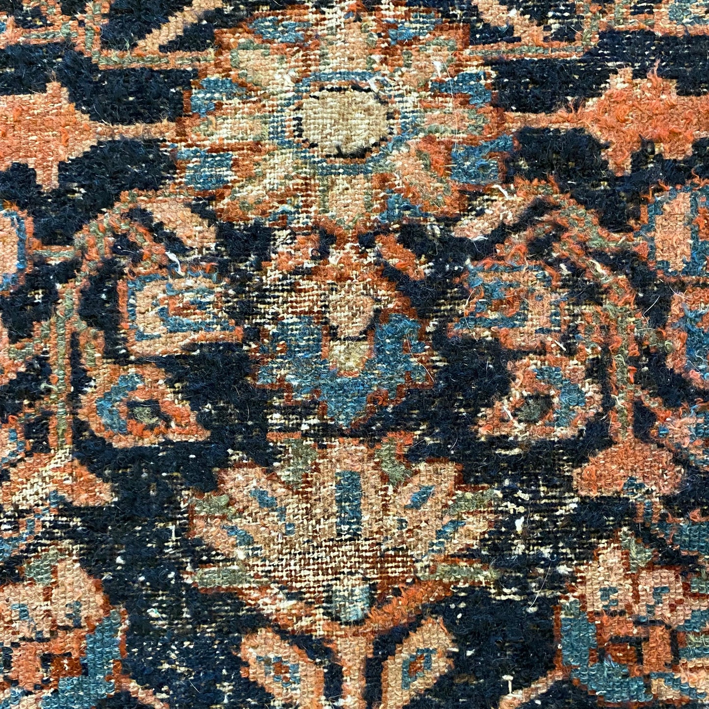 Vintage Rug, 2' 9 x 3' 10 Blue