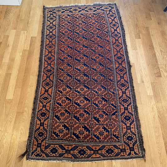 Vintage Rug, 2' 11 x 5' 9 Brown