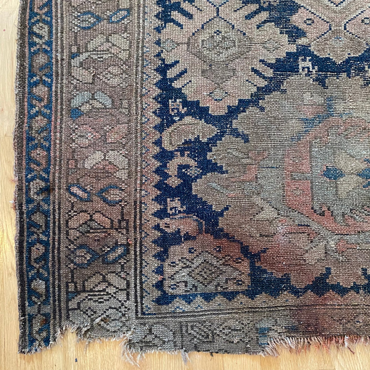 Vintage Rug, 3' 7 x 6' 1 Blue - Jessie's Oriental Rugs