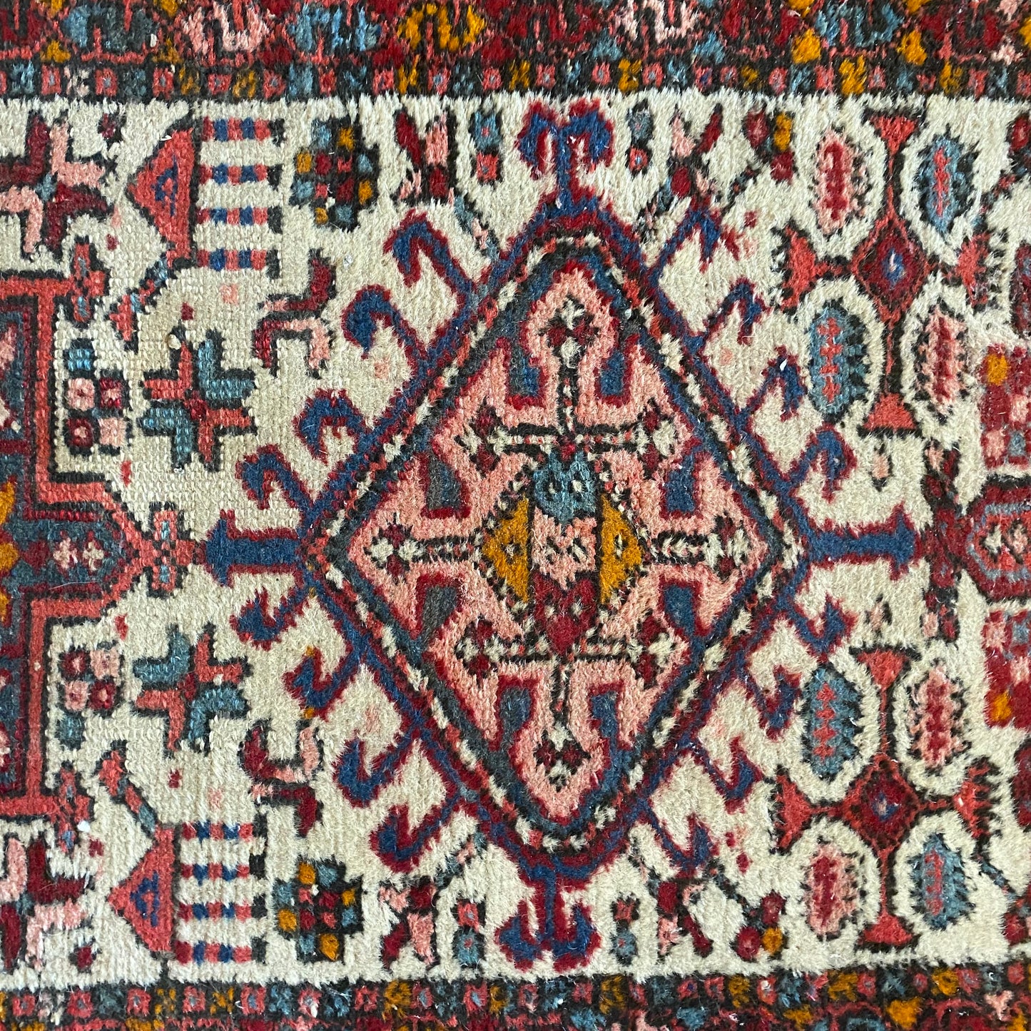 Vintage Rug, 1' 11 x 5' 7 White