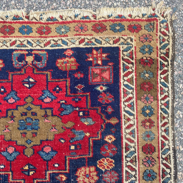 Vintage Rug, 2' 10 x 4' 7 Blue