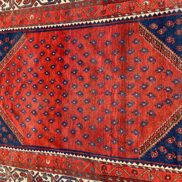 Vintage Rug, 4' 10 x 6' 5 Red