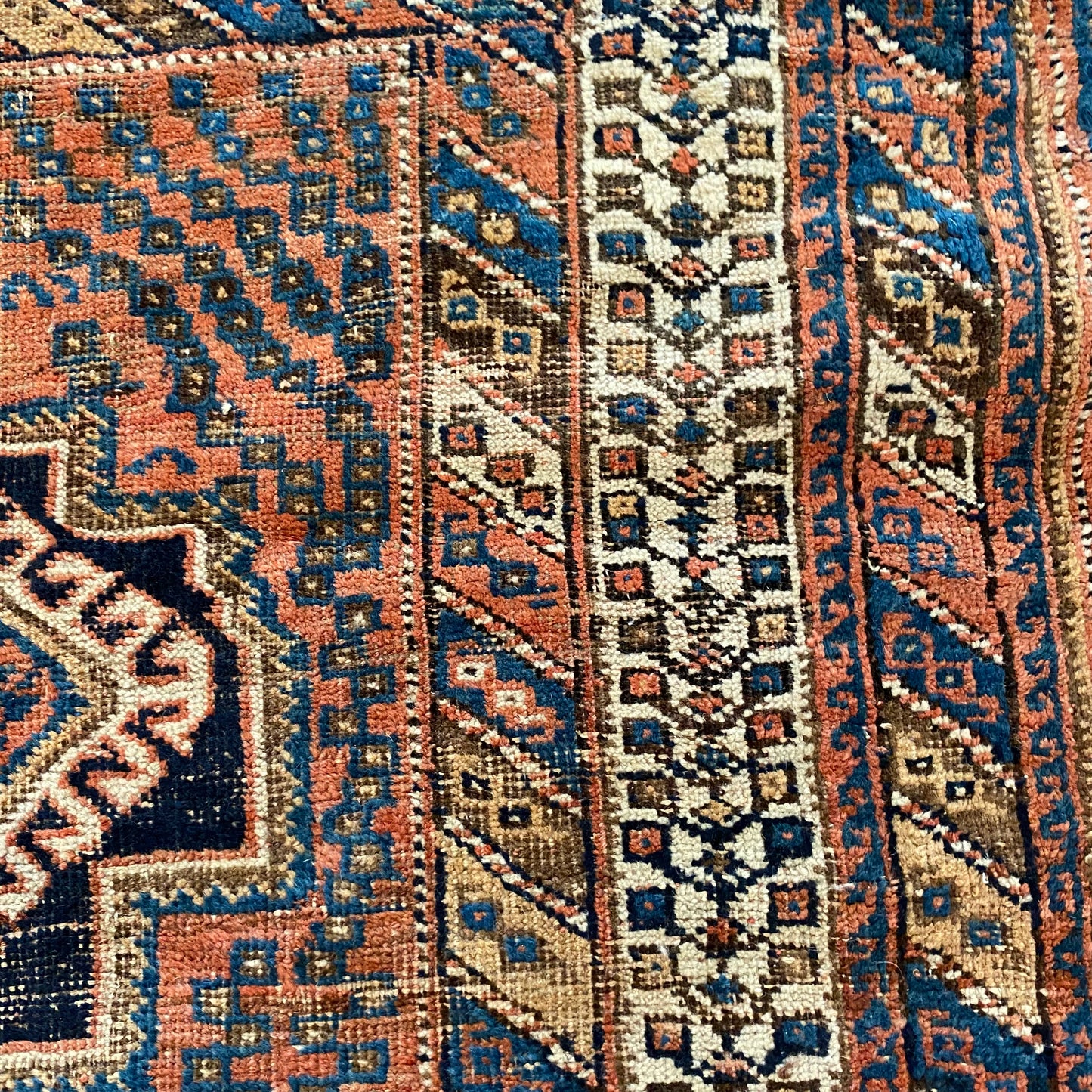Vintage Rug, 3' 10 x 5' 2 Red