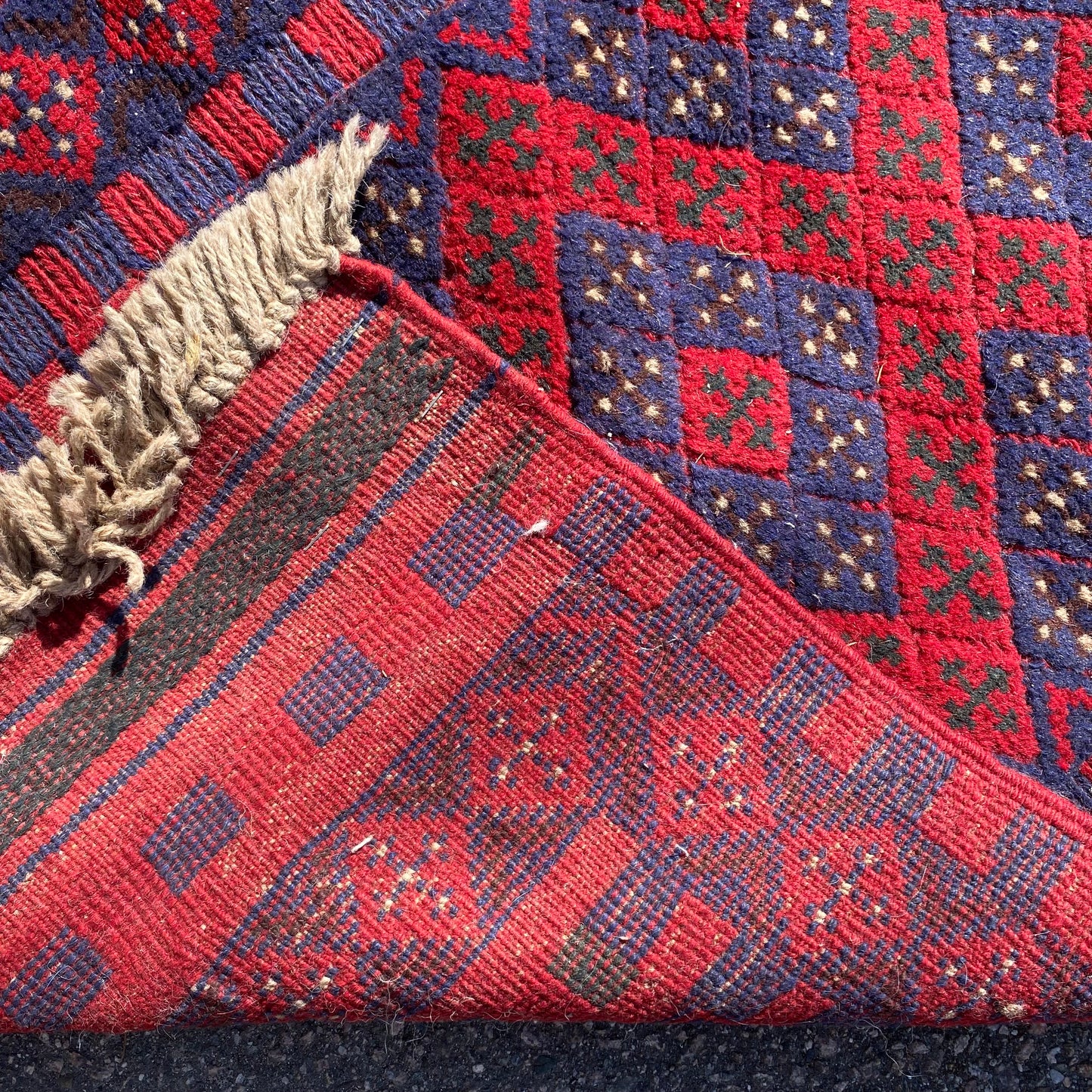 Vintage Rug, 2' 2 x 9' 2 Blue