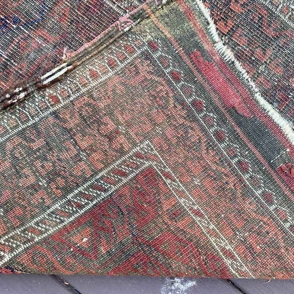 Antique Rug, 2' 7 x 4' 4 Brown