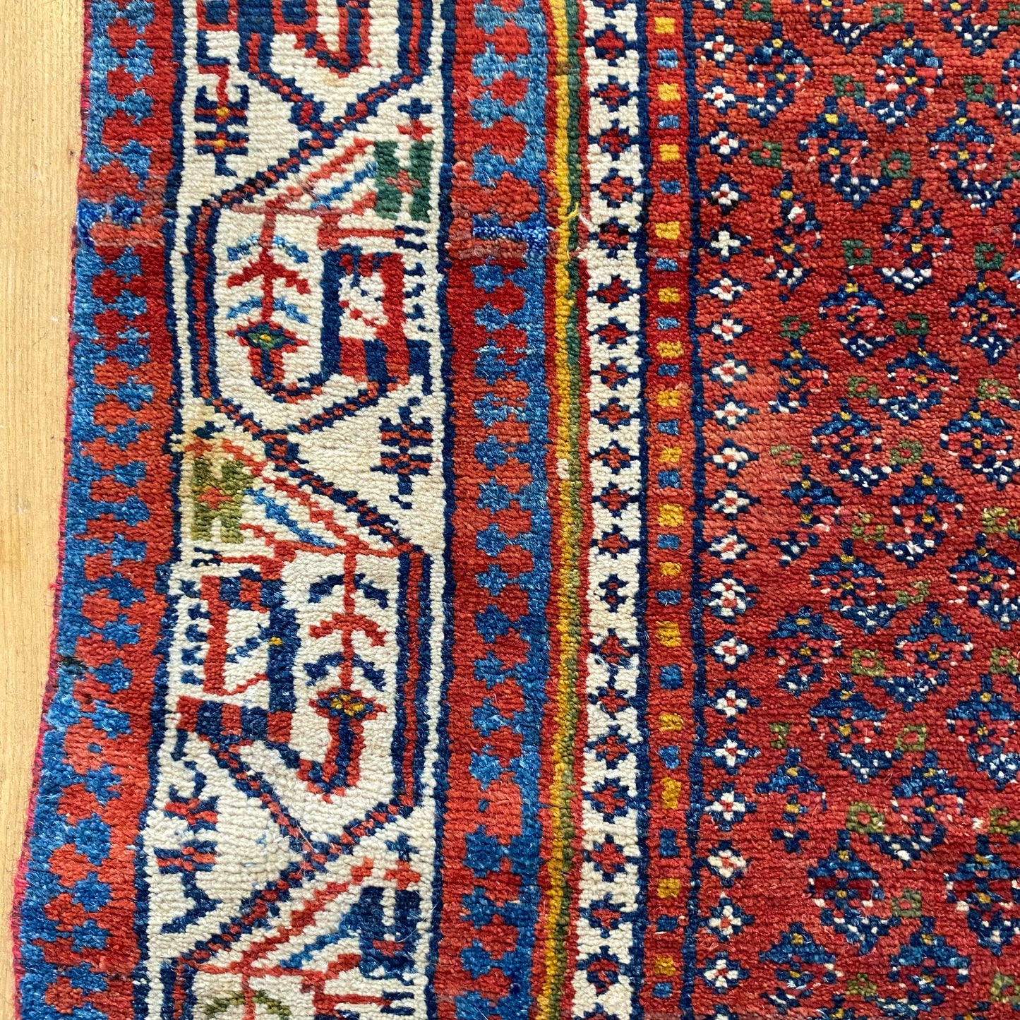 Persian Rug, 4' 6 x 6' 7 Rust