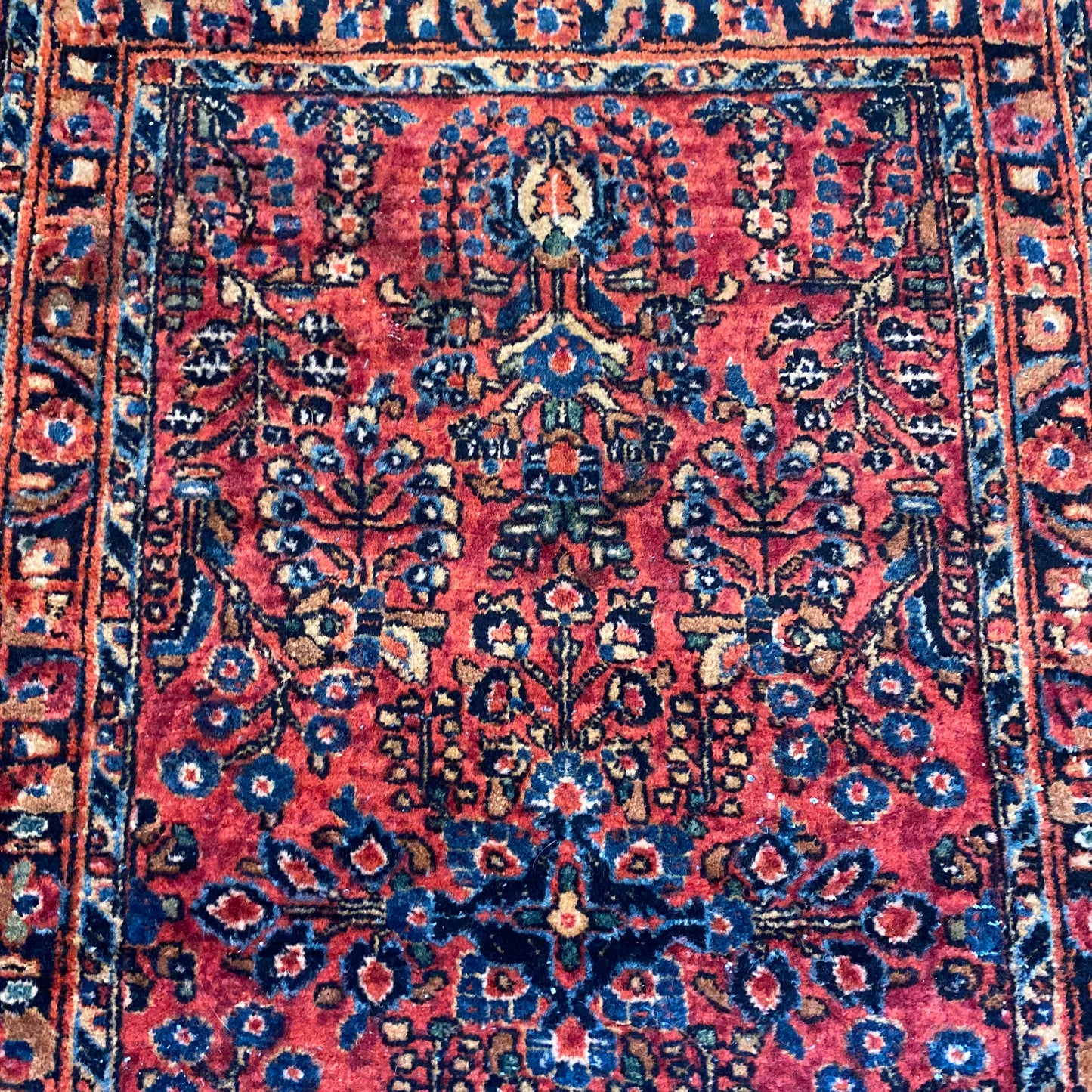 Vintage Rug, 2' 3 x 3' 11 Pink