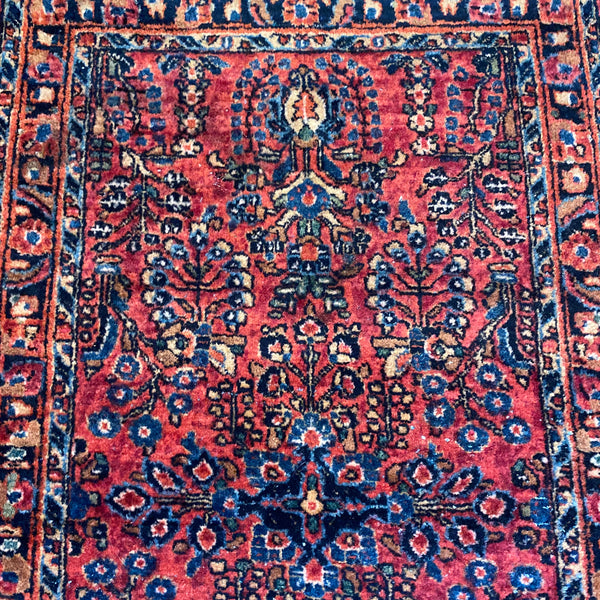 Vintage Rug, 2' 3 x 3' 11 Pink