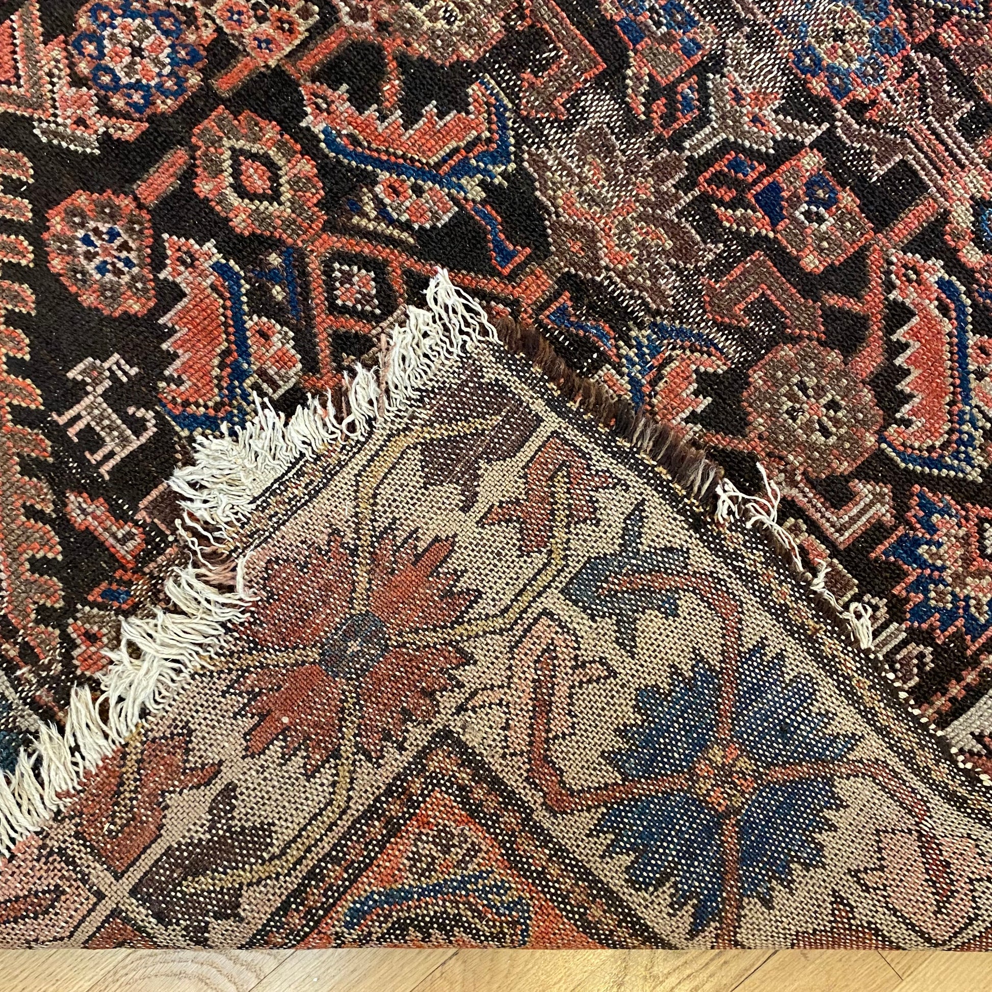 Persian Malayer, 3' 7 x 6' 4 Vintage Brown - Jessie's Oriental Rugs