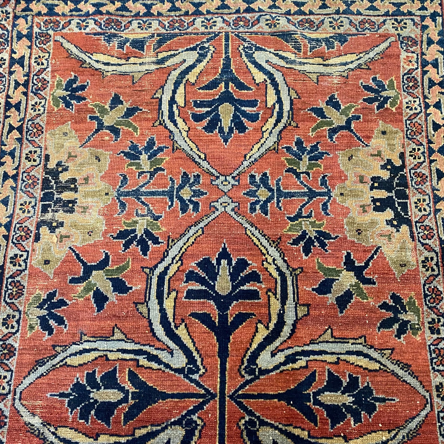 Vintage Rug, 3' 4 x 5' 6 Pink