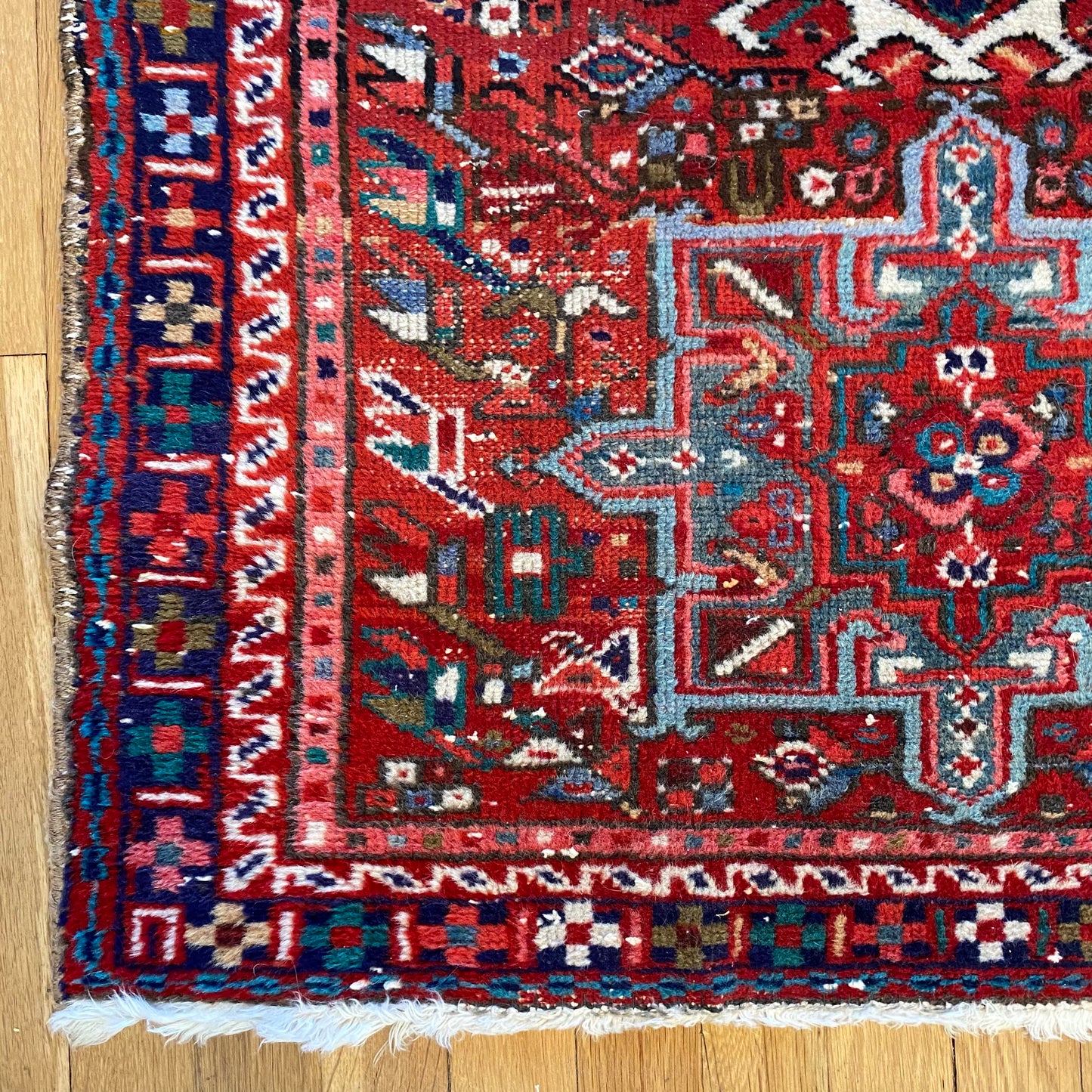 Vintage Rug, 2' 8 x 3' 10 Red