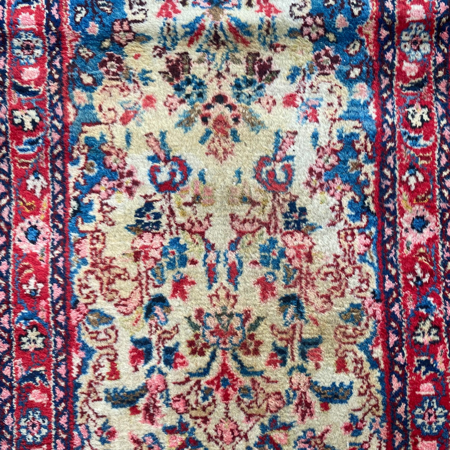 Vintage Rug, 2' 4 x 16' 11 White - Jessie's Oriental Rugs