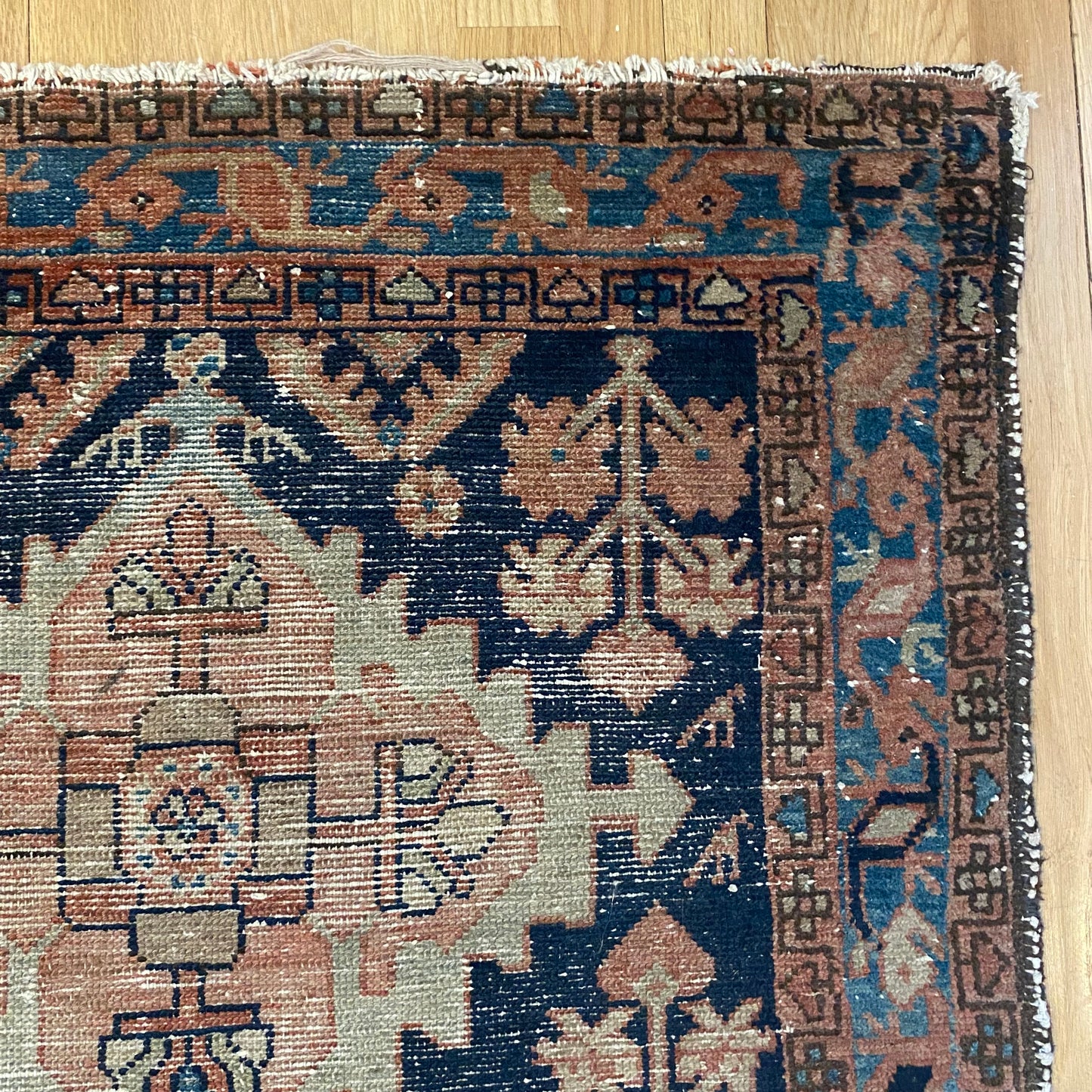 Persian Rug, 3' 1 x 5' 7 Vintage Blue