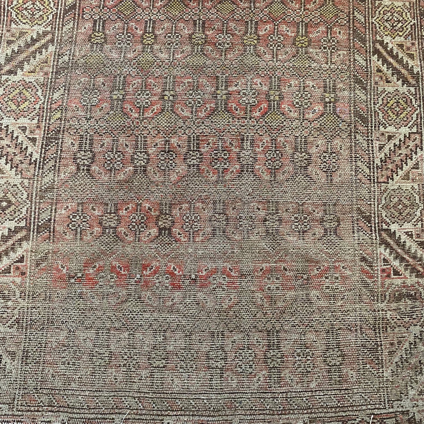 Persian Malayer, 3' 5 x 5' 8 Brown Vintage