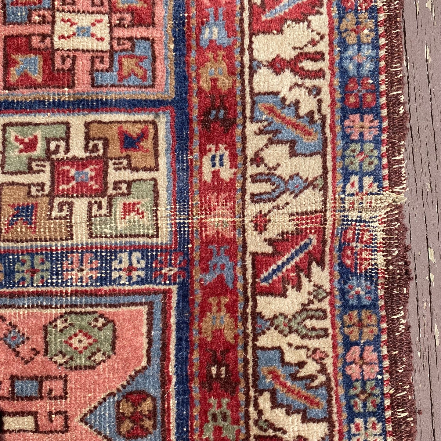 Vintage Rug, 3' 3 x 6' 10 Red