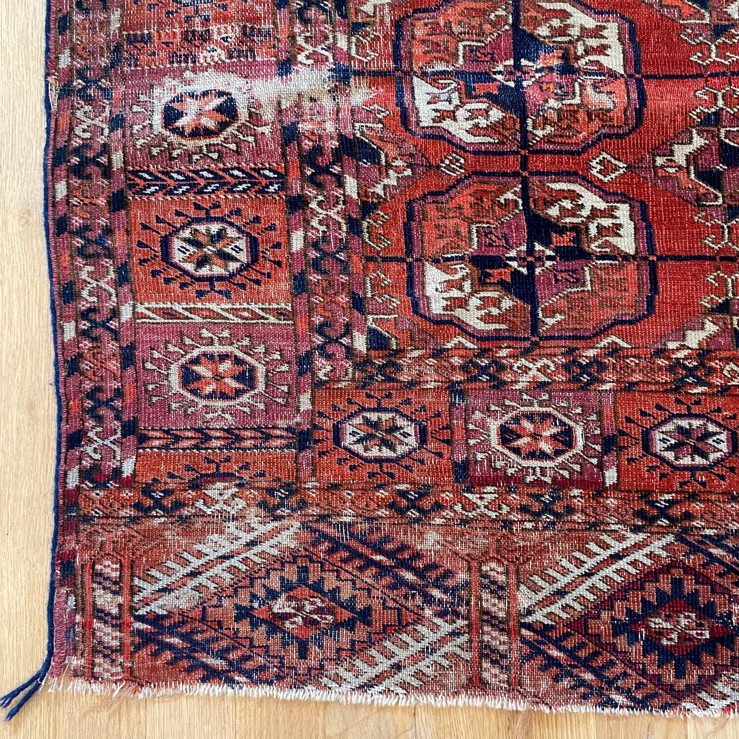 Vintage Rug, 3' 9 x 4' 4 Red