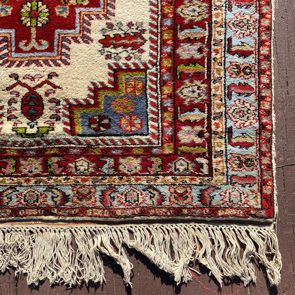 Vintage Rug, 3' 2 x 5' 11 White