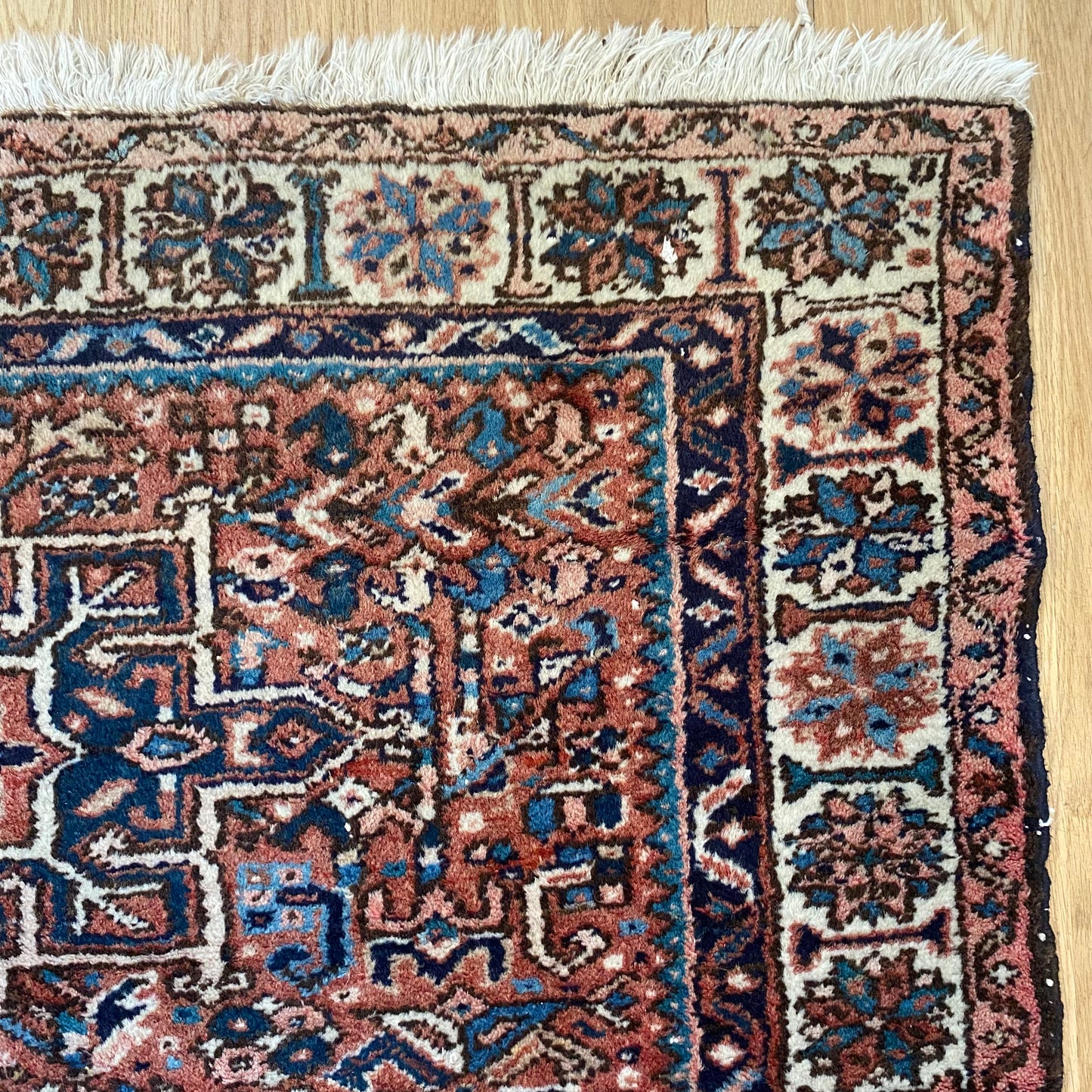 Vintage Rug, 3' 10 x 4' 10 Red