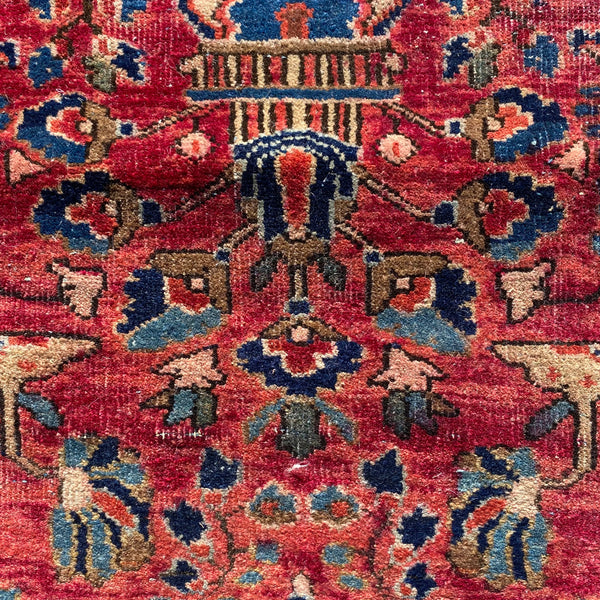 Vintage Rug, 3' 4 x 5' 2 Pink