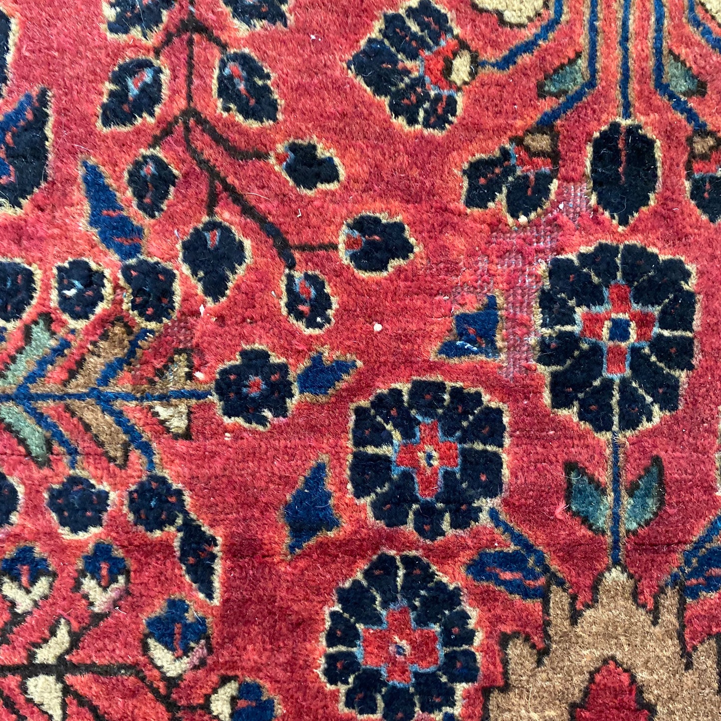 Vintage Rug, 3' 5 x 5' 4 Pink