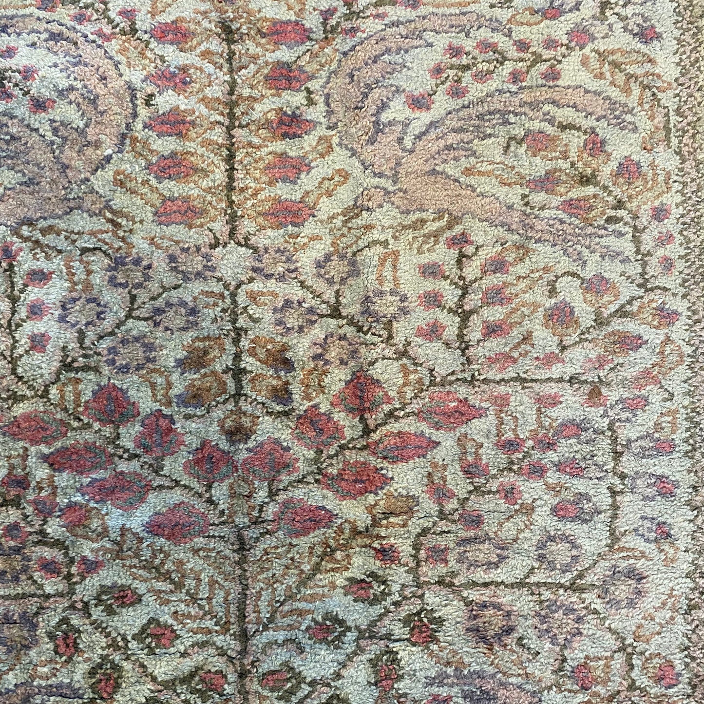 Vintage Rug, 3' x 4' 11 Cream