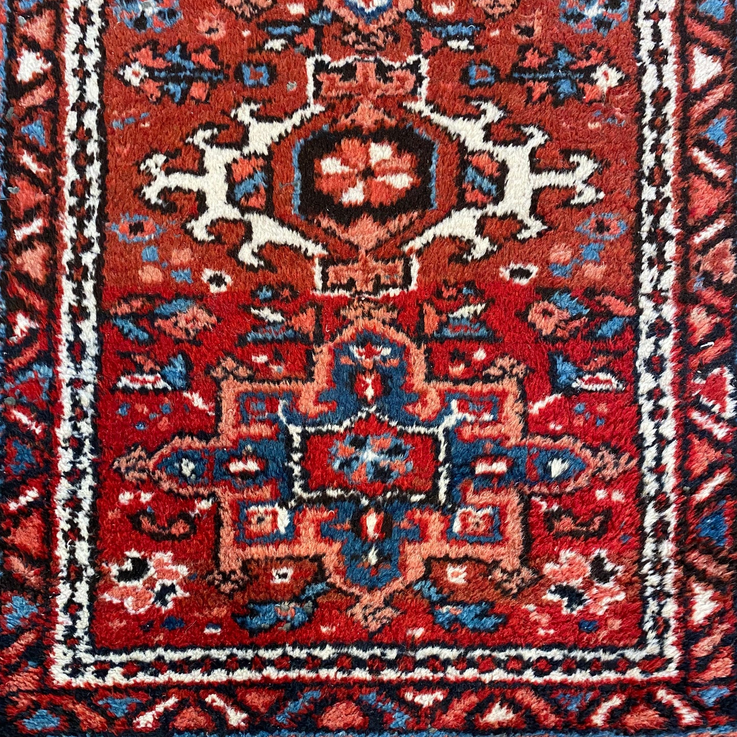 Vintage Rug, 2' 1 x 3' Red