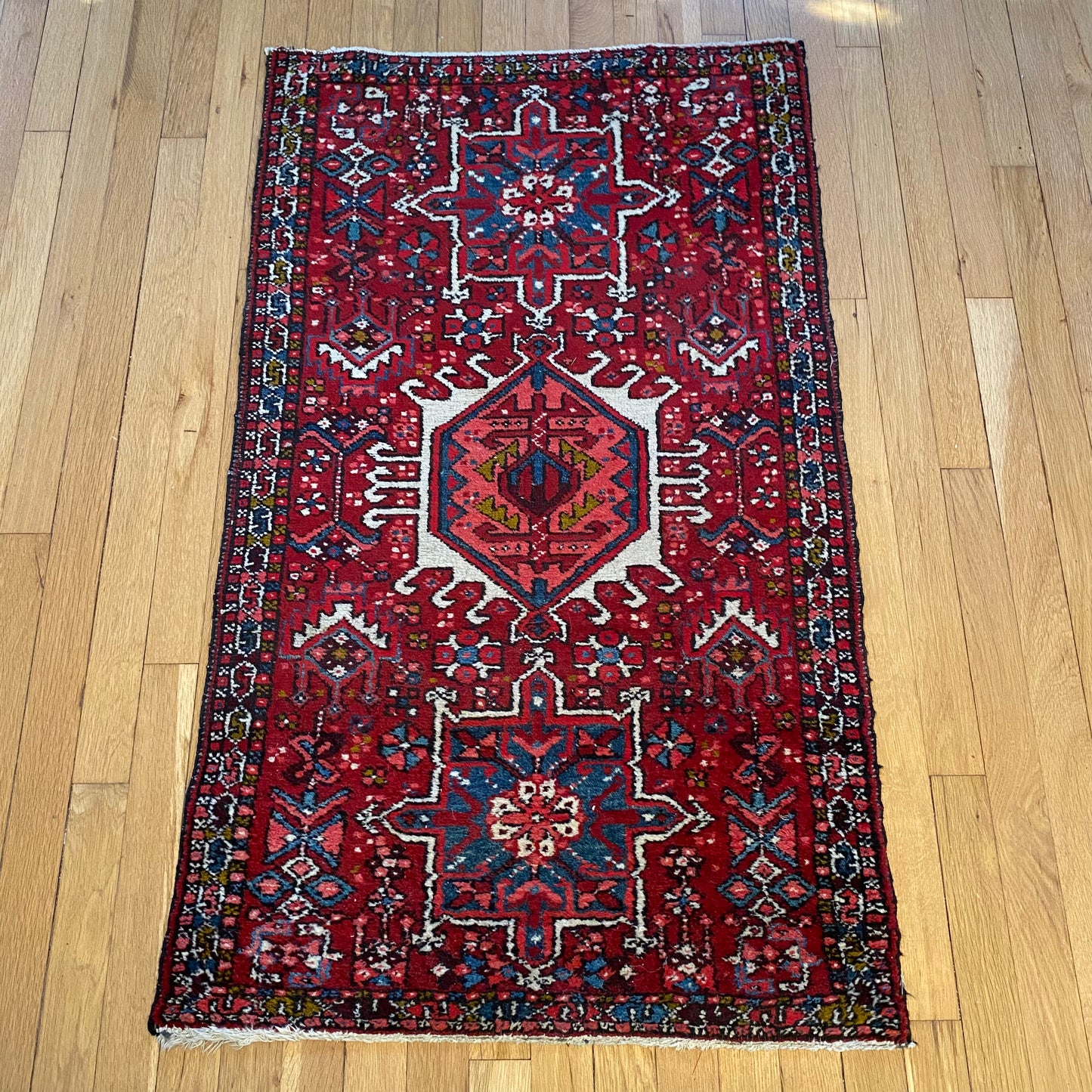 Vintage Rug, 2' 4 x 3' 11 Red