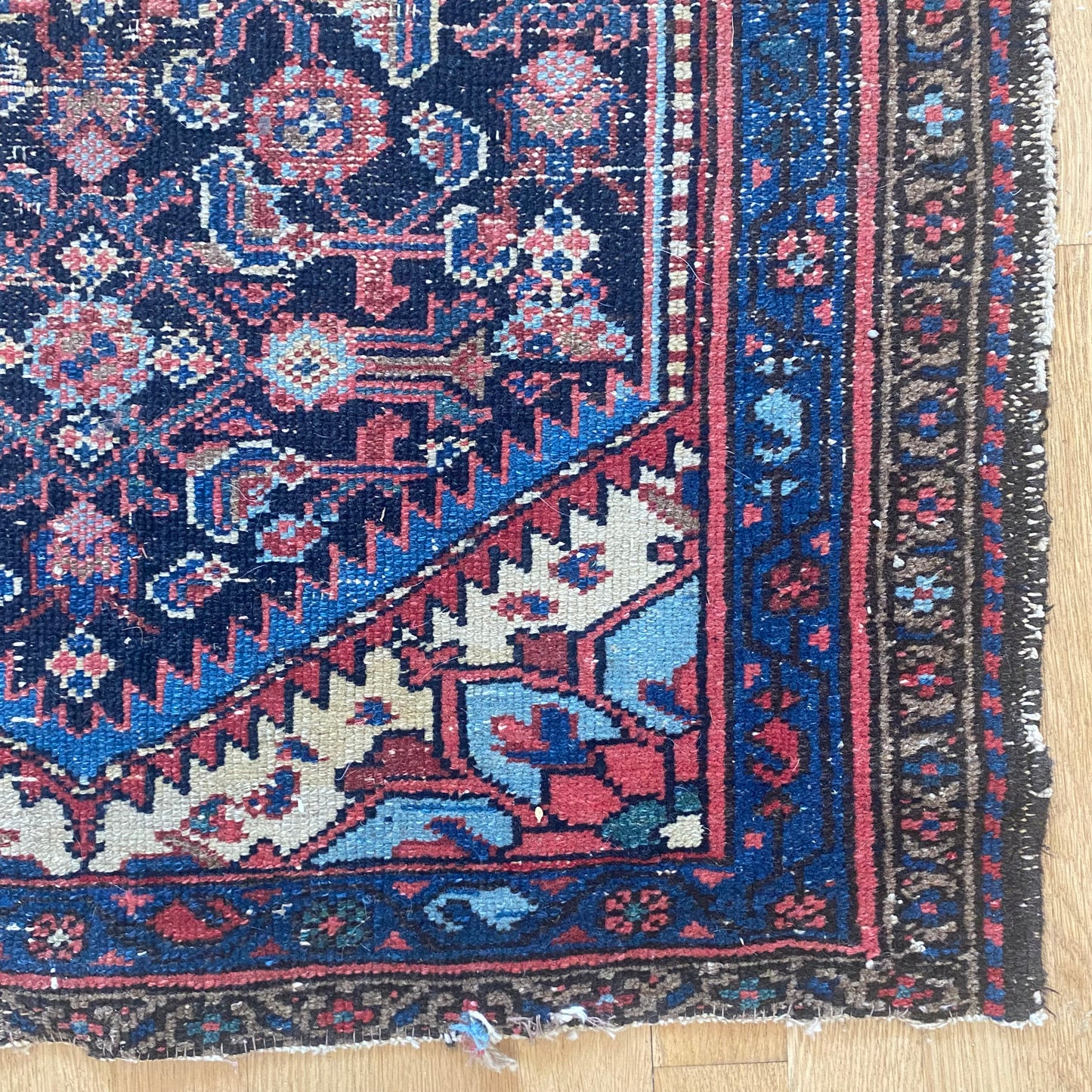 Vintage Rug, 2' 7 x 4' 4 Blue