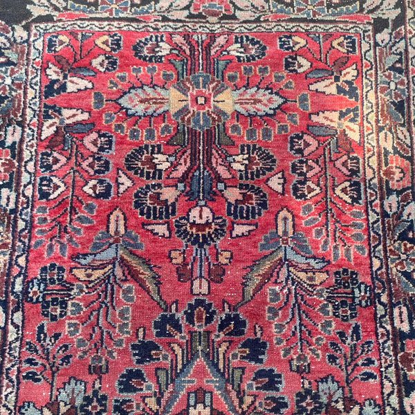 Vintage Rug, 2' 6 x 4' 11 Red