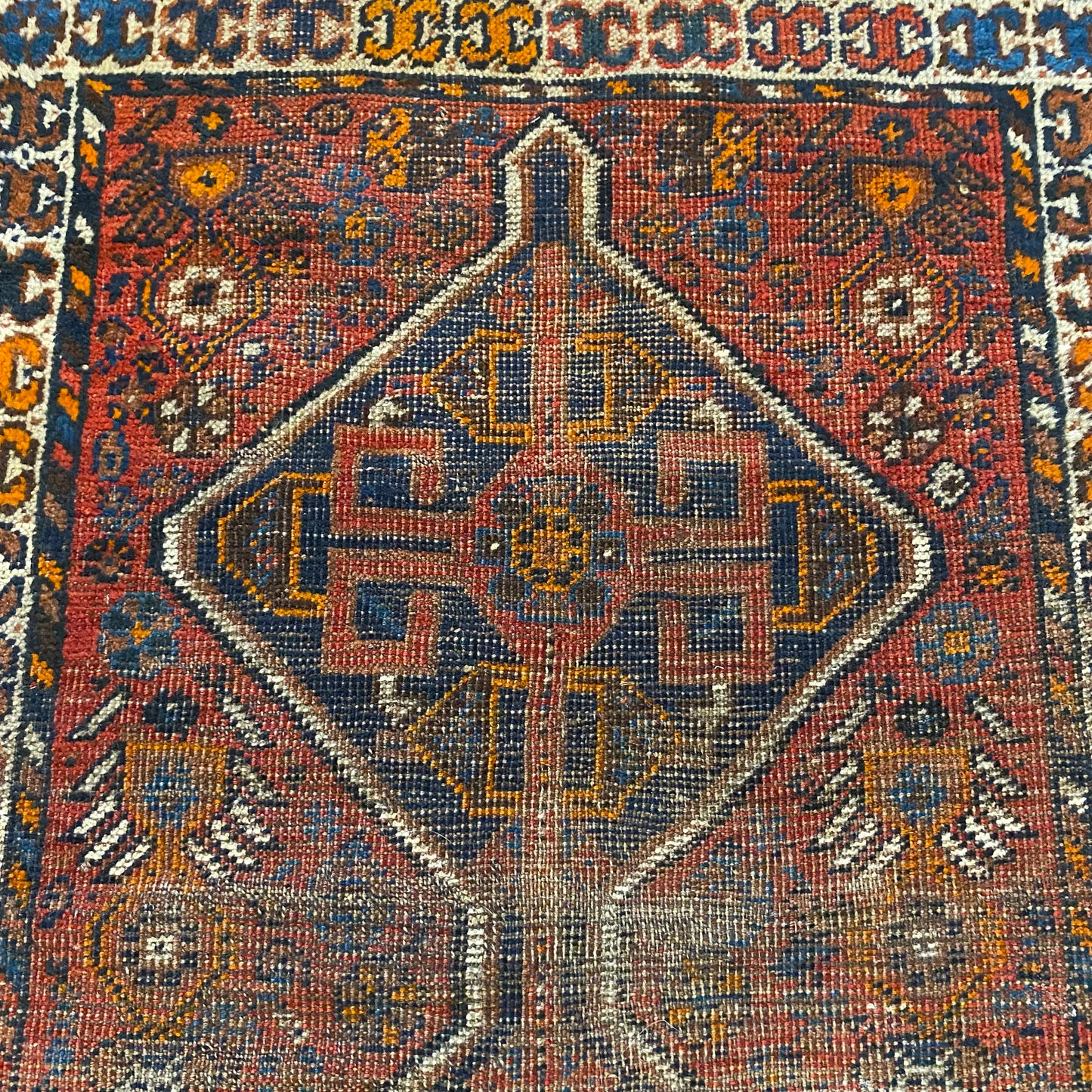Vintage Rug, 2' 10 x 4' 3 Terracotta
