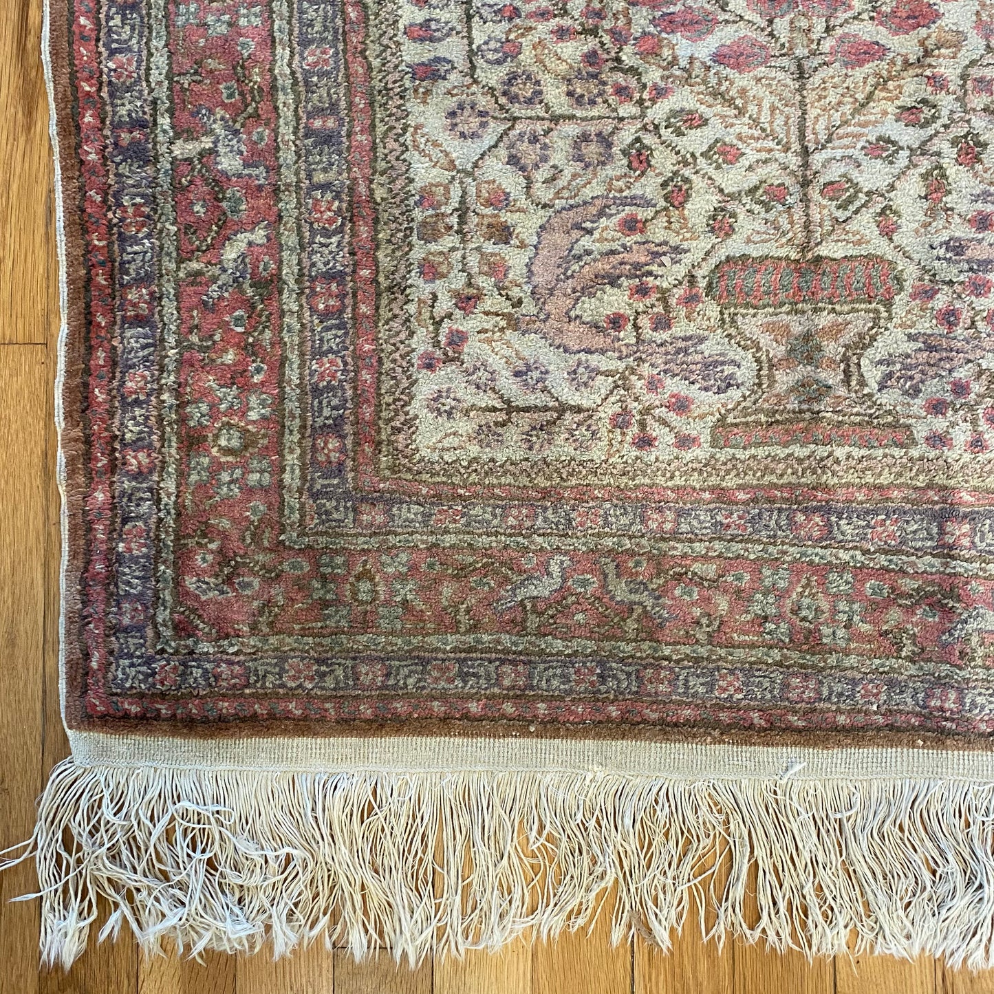 Vintage Rug, 3' x 4' 11 Cream