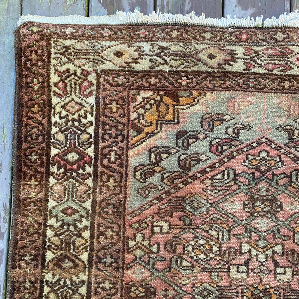 Vintage Rug, 3' 4 x 6' 5 Red