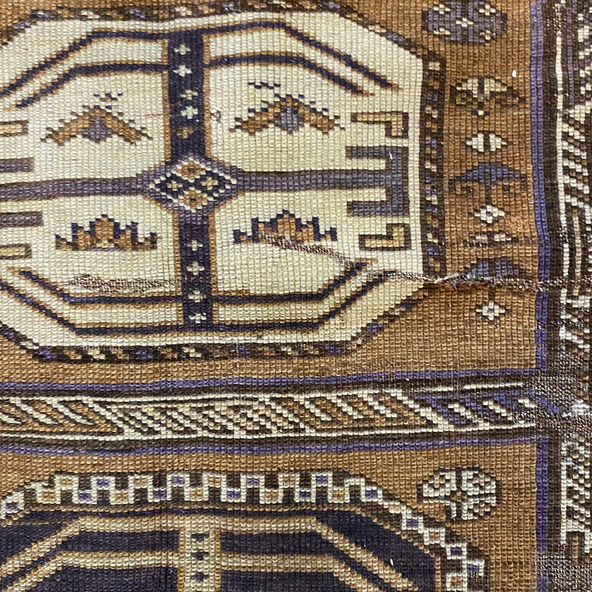 Antique Rug, 3' 9 x 6' 2 Caucasian