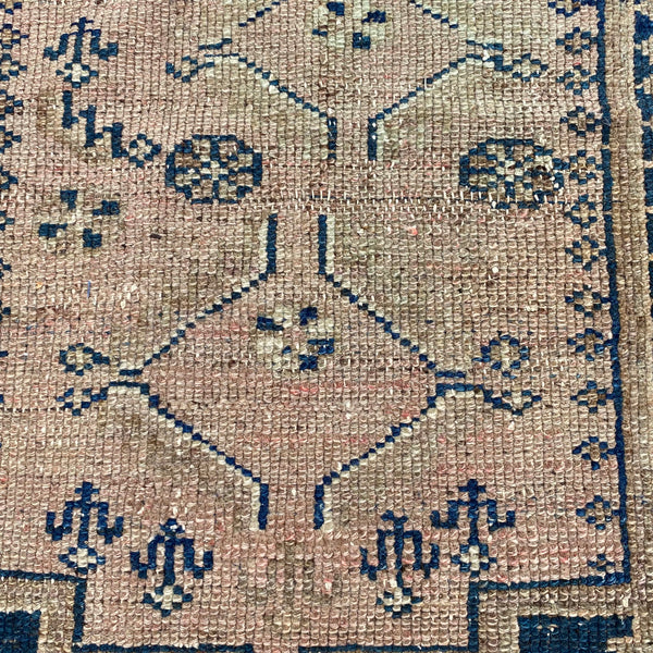 Vintage Rug, 3' 7 x 4' 11 Blue