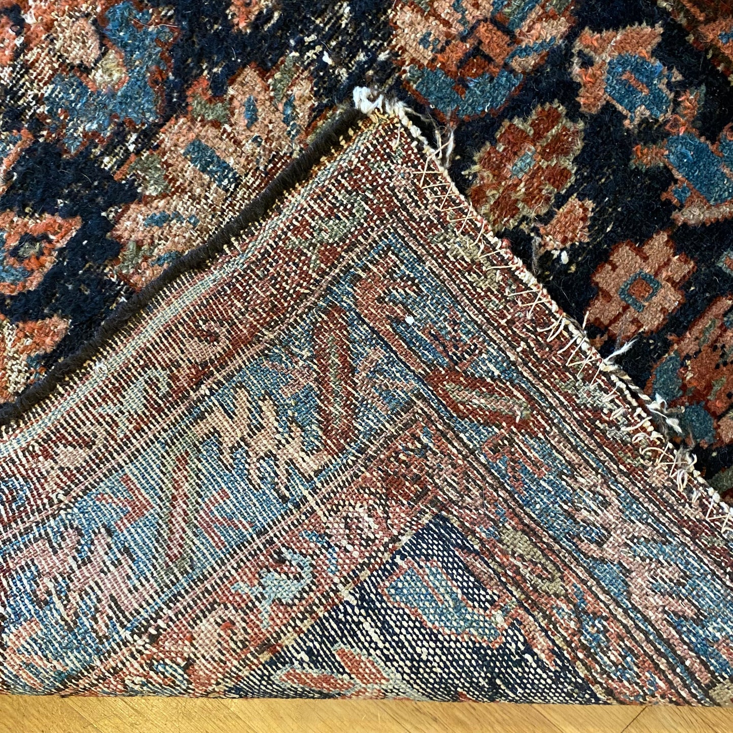 Vintage Rug, 2' 9 x 3' 10 Blue