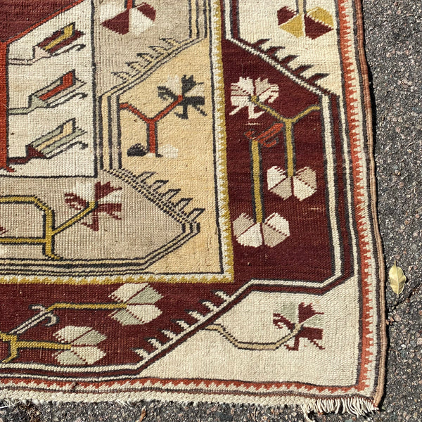 Vintage Rug, 4' x 7' 5 Brown