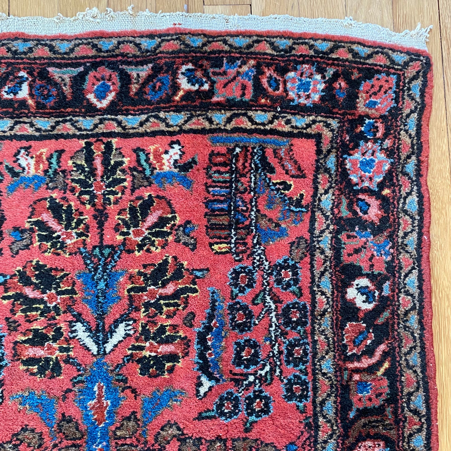 Vintage Rug, 2' 7 x 4' 3 Pink