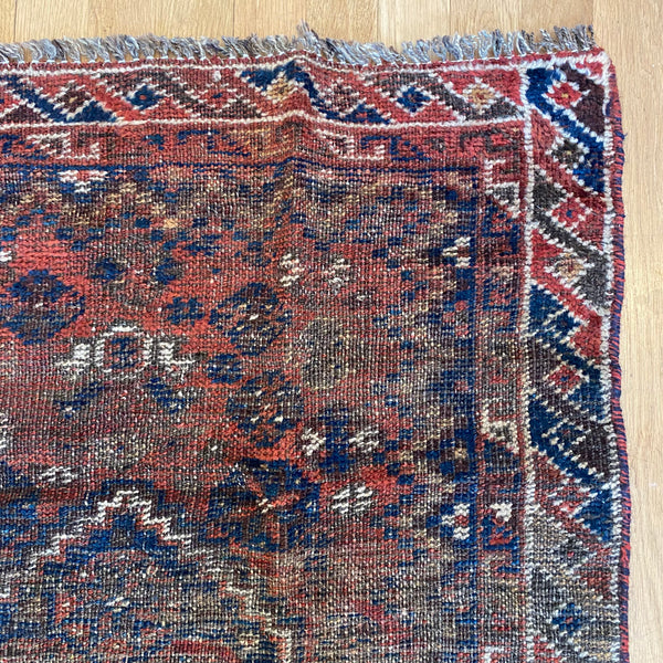 Vintage Rug, 2' 7 x 4' Brown