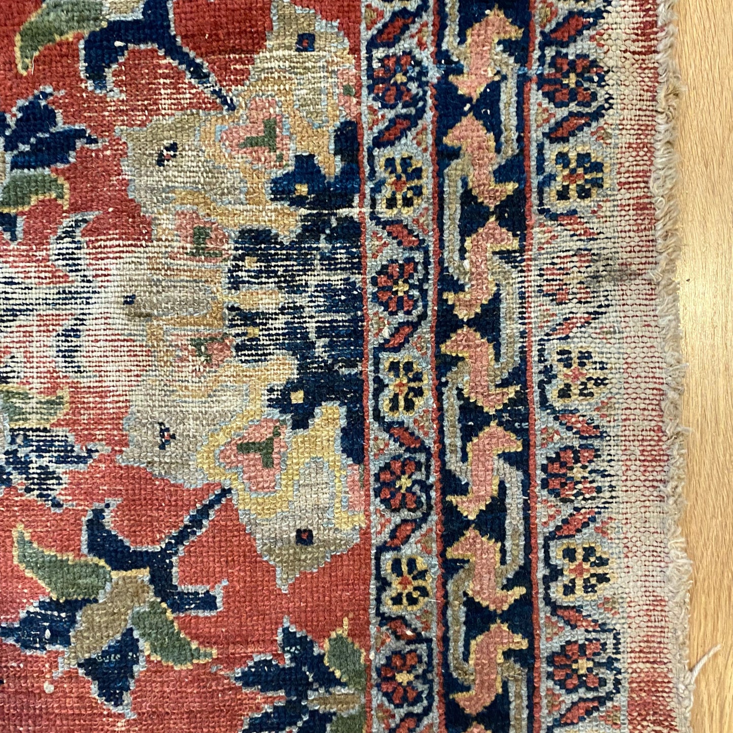 Vintage Rug, 3' 4 x 5' 6 Pink