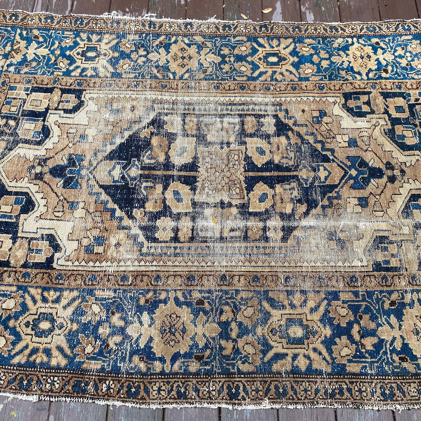Vintage Rug, 4' 4 x 6' 8 Blue