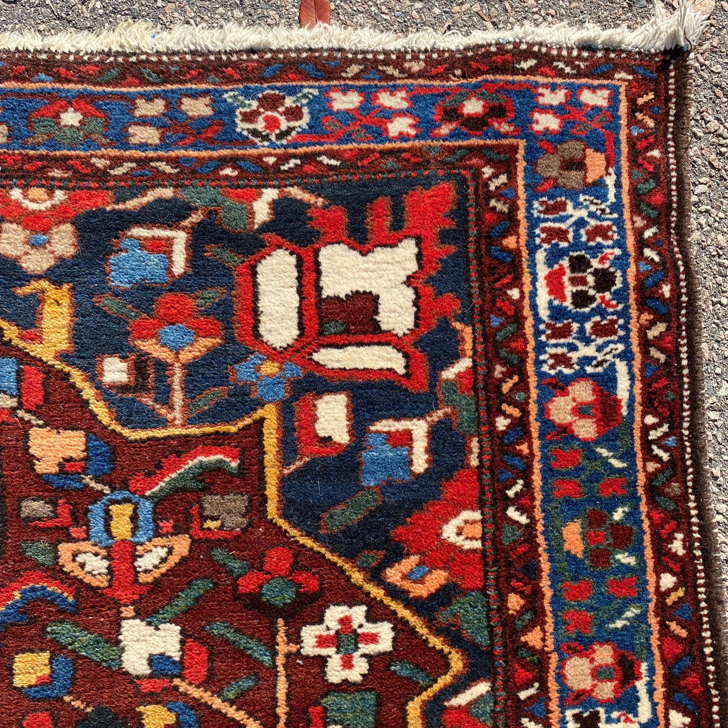 Vintage Rug, 4' 9 x 6' 11 Blue